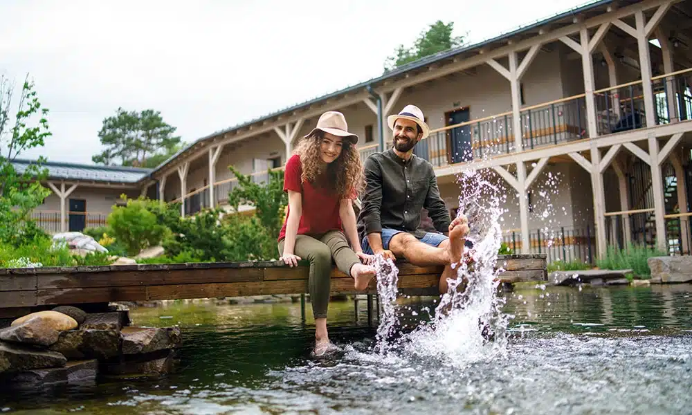Freshwater spring waters are truly unique date idea